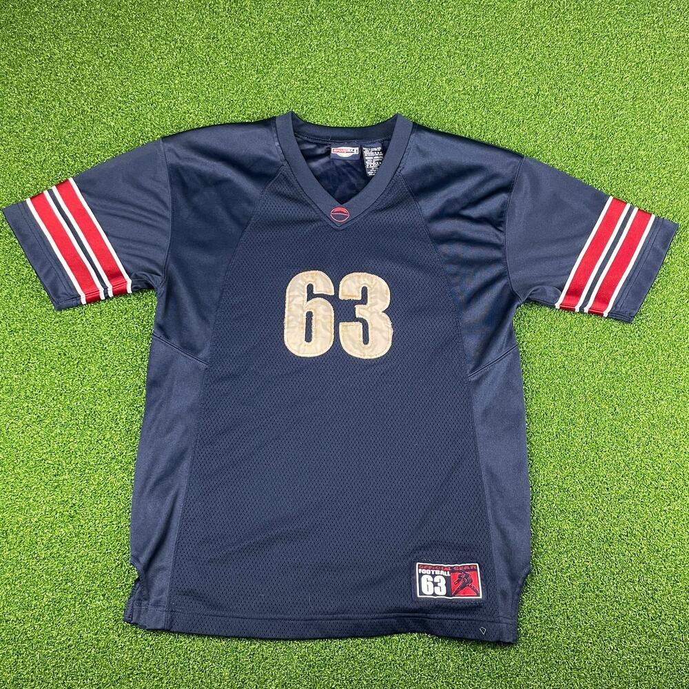 Vintage Y2K Sportrek Navy Blue 63 Sporty Jersey Baby T Sz Boys M